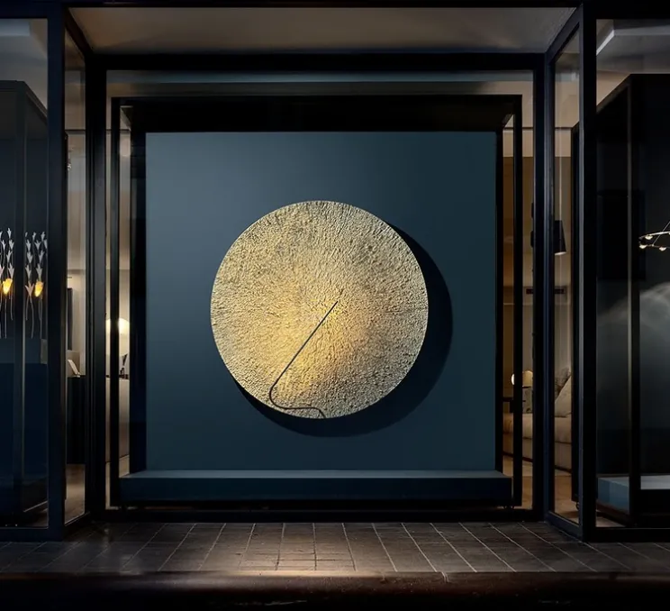 Applique murale, Bellatrix, lignes radiales, laiton, LED, dim, 2700K, 420 lm, Ø120cm - Catellani & Smith