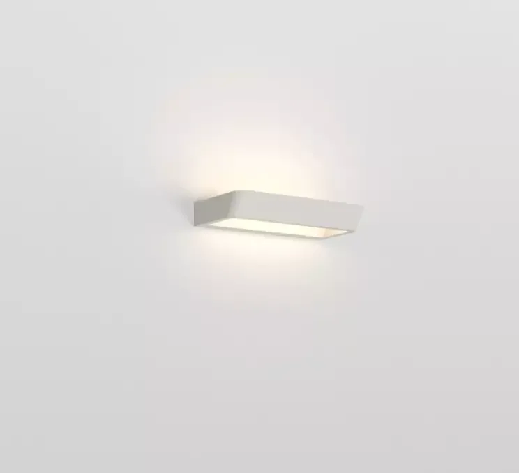 Applique murale, Belvedere W1, blanc, LED, 2700K, 1400 lm, L23cm, H3,5cm - Rotaliana