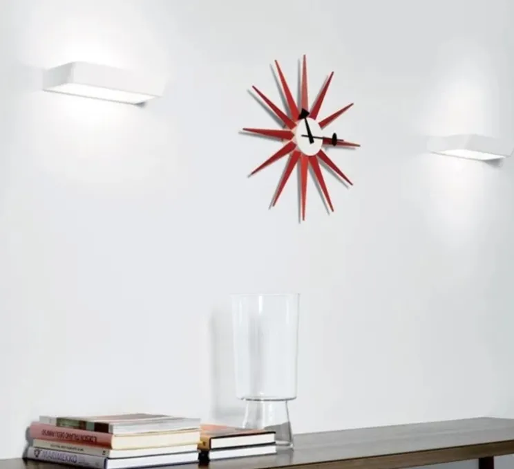 Applique murale, Belvedere W2, blanc, LED, 2700K, 3200 lm, L28cm, H4,2cm - Rotaliana