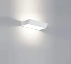 Applique murale, Belvedere W2, blanc, LED, 2700K, 3200 lm, L28cm, H4,2cm - Rotaliana