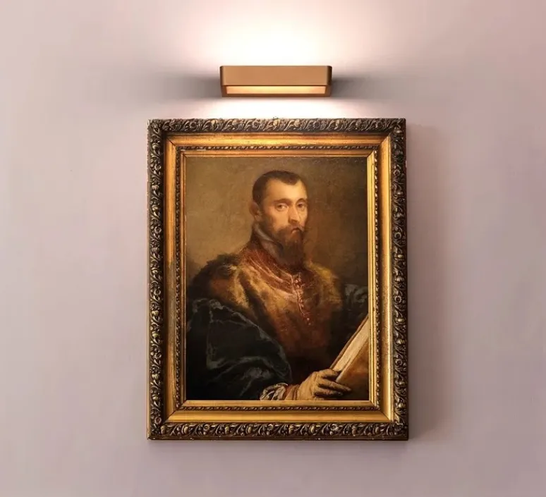 Applique*Rotaliana Applique murale, Belvedere W1, , LED, 2700K, 1400 lm, L23cm, H3,5cm - bronze