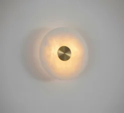 Applique*Bert frank Applique murale, Bide 450, , IP65, LED, dim, 2700K, lm, Ø45cm, H45cm - laiton antique