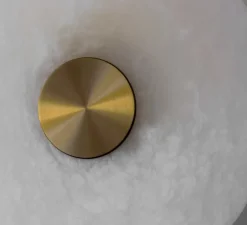 Applique*Bert frank Applique murale, Bide 450, , IP65, LED, dim, 2700K, lm, Ø45cm, H45cm - laiton antique