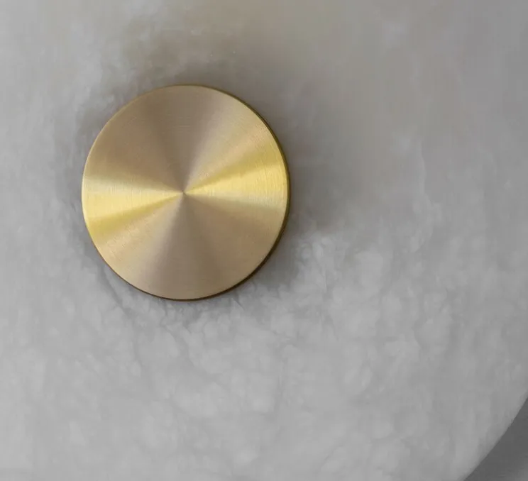 Applique murale, Bide 625, laiton brossé, IP65, LED, dim, 2700K, lm, Ø62,5cm, H62,5cm - bert frank