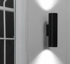 Applique*Faro Applique murale bidirectionnelle, Stan, , L6cm, H22,5cm - noir