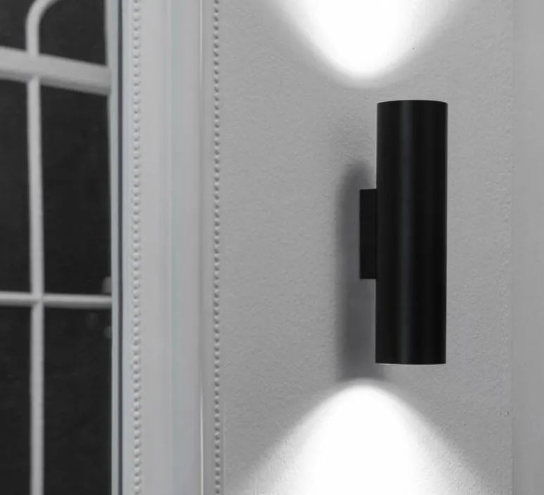 Applique*Faro Applique murale bidirectionnelle, Stan, , L6cm, H22,5cm - noir