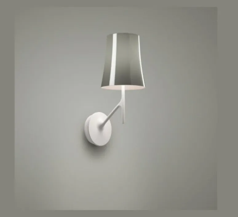Applique*Foscarini Applique murale, Birdie, , L17cm, H42cm - gris