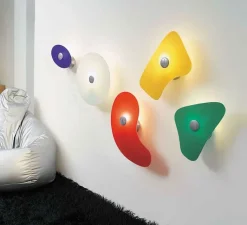 Applique*Foscarini Applique murale, Bit 3, , L40cm, H40cm - blanc