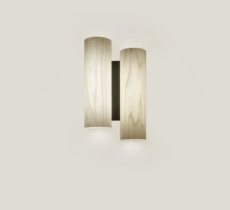 Applique*LZF Applique murale, Black Note DU, , LED, 3000K, 2884lm, L20cm, H34cm - ivoire, métal finition noir mat