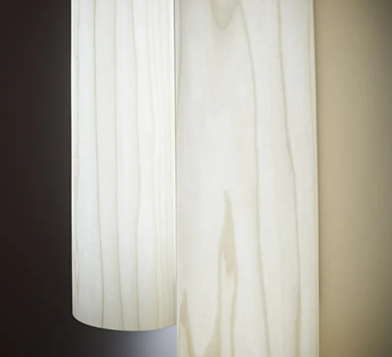 Applique*LZF Applique murale, Black Note DU, , LED, 3000K, 2884lm, L20cm, H34cm - ivoire, métal finition noir mat