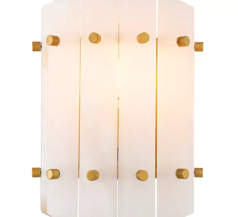 Applique*Eichholtz Applique murale, Blason single, , L22cm, H27cm - Albâtre