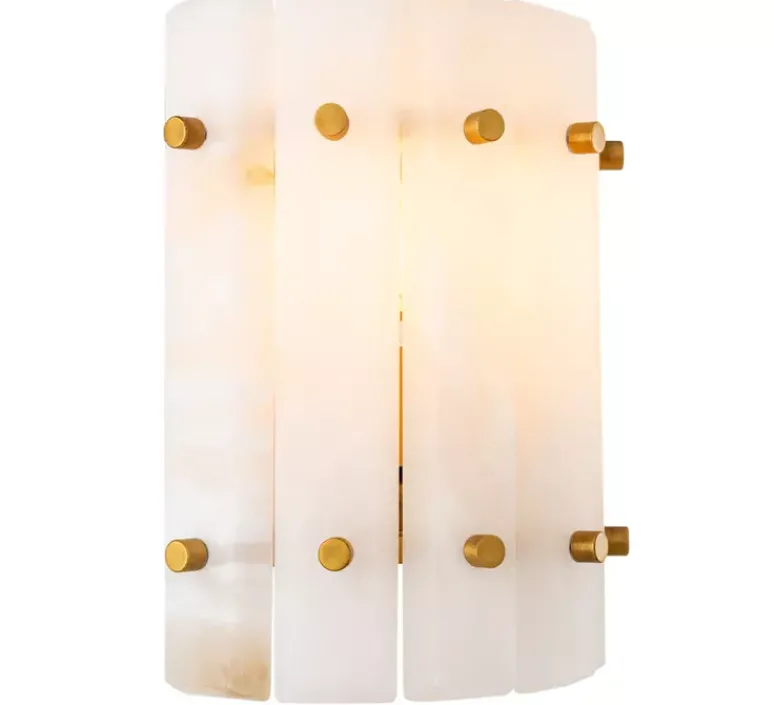 Applique*Eichholtz Applique murale, Blason single, , L22cm, H27cm - Albâtre