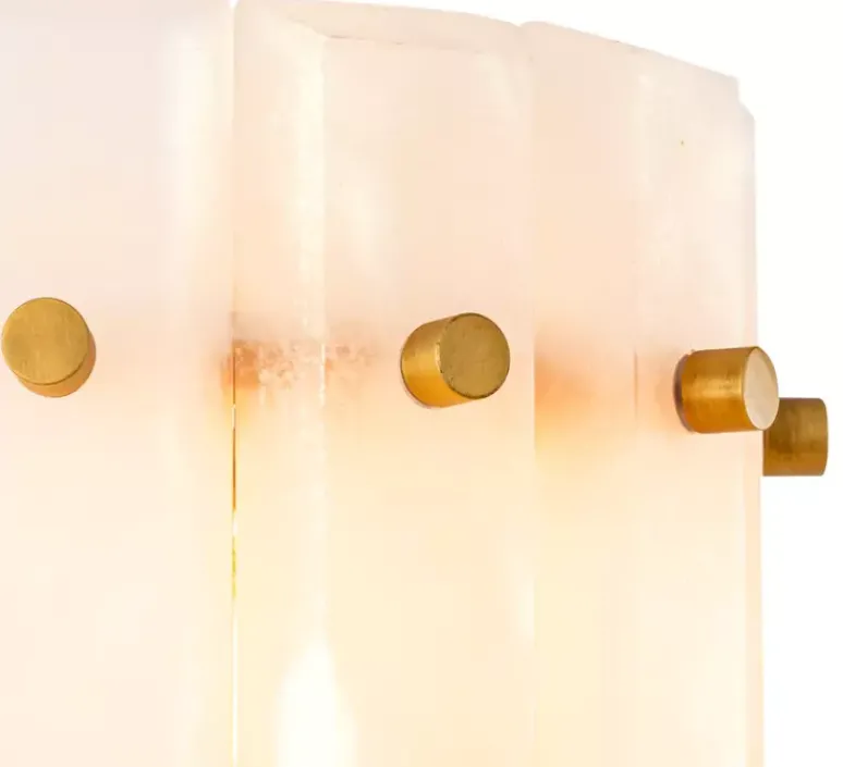 Applique*Eichholtz Applique murale, Blason single, , L22cm, H27cm - Albâtre