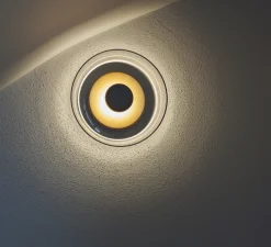 Applique murale, Blossi, or, transparent, Ø23cm, H9cm - Nuura