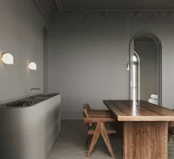 Applique murale, Bob, blanc et laiton, 2700K, 330lm, Ø15cm, H18cm - Anastassiades Studio