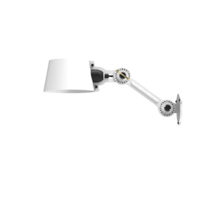 Applique murale, Bolt, blanc, laiton, L31cm, H25cm - TONONE