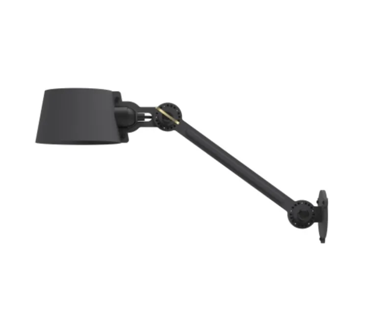 Applique murale, Bolt, gris, laiton, IP44,L44cm, H35cm - TONONE