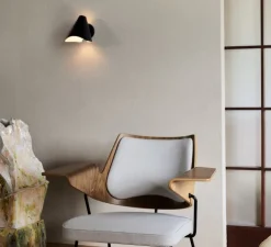 Applique murale, Bonnet SC103, noir, L15cm, H14cm - Andtradition