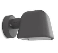 Applique*Belid Applique murale, Boo, , IP44, L25,3cm, H13,6cm - Graphite