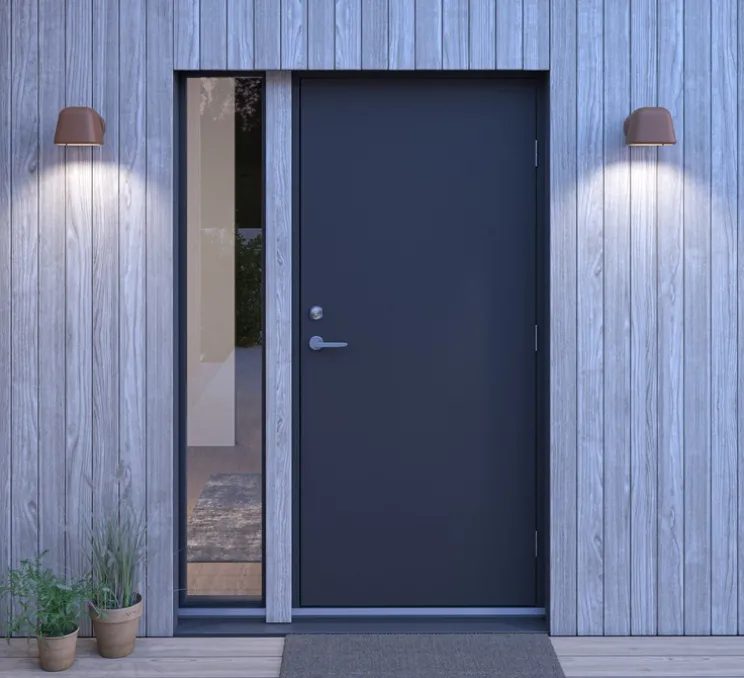 Applique murale, Boo, rouille, IP44, L25,3cm, H13,6cm - Belid