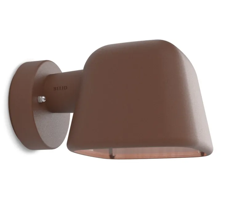 Applique murale, Boo, rouille, IP44, L25,3cm, H13,6cm - Belid