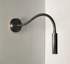 Applique murale, Book Flexo, laiton noirci, L12cm, H8,5cm - Contain