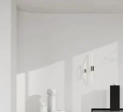 Applique*101 Copenhagen Applique murale, Bow, Big, blanc, bronze, LED, 2400K, lm, L8cm, H100cm -