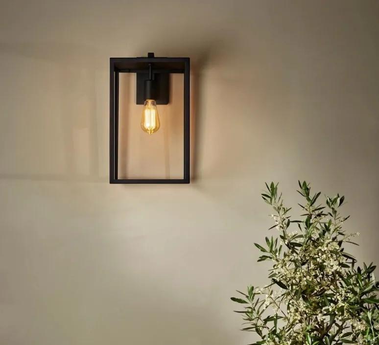 Applique*Astro Applique murale, Box Lantern 450, , IP23, L25cm, H45cm - Lighting noir