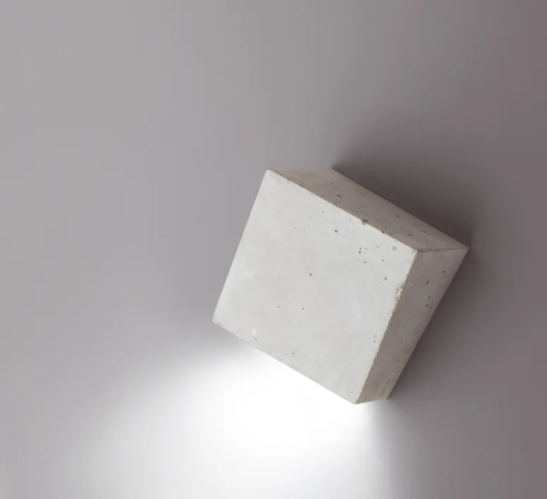 Applique*Vibia Applique murale, Break 4110, , IP66, LED, 2700K, 199 lm, L11cm, H12cm - gris béton naturel