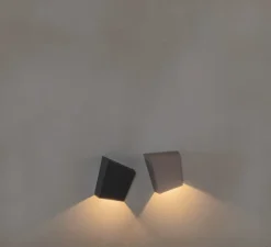 Applique*Vibia Applique murale, Break Plus, 4112, , IP65, LED, 2700K, 113 lm, L12cm, H14cm - noir graphite