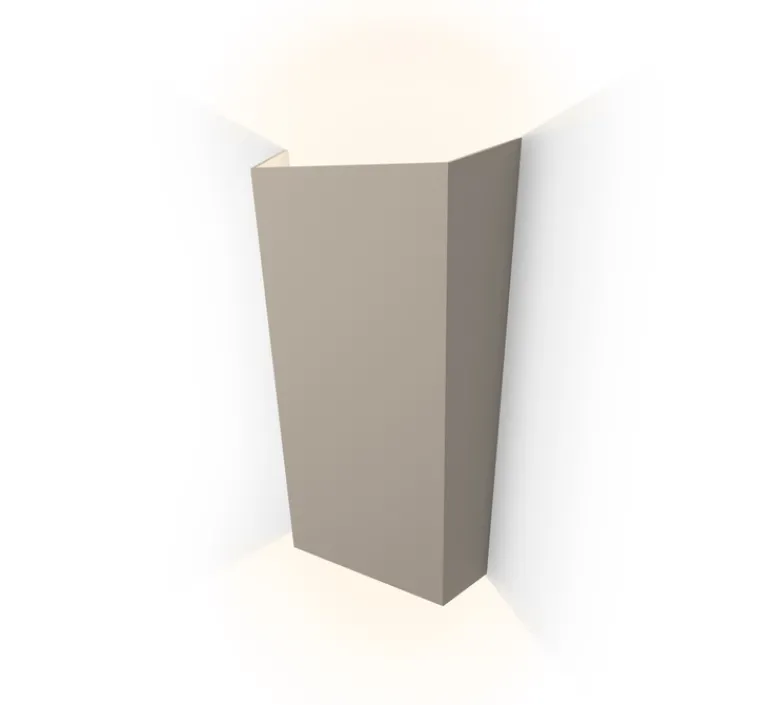 Applique*Vibia Applique murale, Break Plus, 4116, , IP65, LED, 2700K, 707 lm, L21cm, H34cm - beige