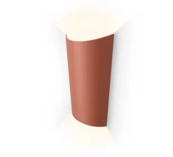 Applique*Vibia Applique murale, Break Plus, 4118, , IP65, LED, 2700K, 707 lm, L19cm, H32cm - terracotta