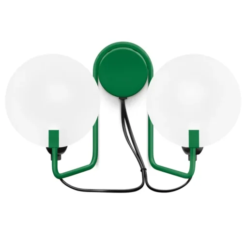 Applique*Stilnovo Applique murale, Bugia 2 light, , L24cm, H20cm - vert