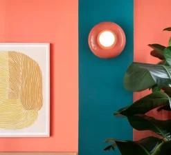 Applique*Ferroluce Applique murale, Bumbum, , L25cm, H25cm - orange