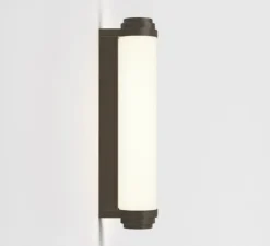 Applique murale, Burlington 400 Phase, bronze, IP44, LED, 2700K, 418 lm, L7,8cm, H40cm - Astro