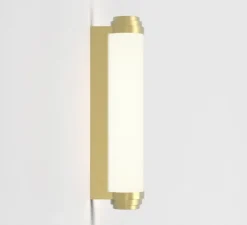 Applique murale, Burlington 400 Phase, or mat, IP44, LED, 2700K, 418 lm, L7,8cm, H40cm - Astro