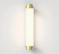 Applique murale, Burlington 400 Phase, or mat, IP44, LED, 2700K, 418 lm, L7,8cm, H40cm - Astro