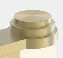 Applique murale, Burlington 400 Phase, or mat, IP44, LED, 2700K, 418 lm, L7,8cm, H40cm - Astro