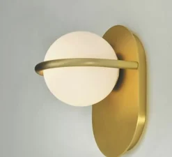 Applique*B.lux Applique murale, C ball W1, , Ø19cm, H27cm - Blux laiton