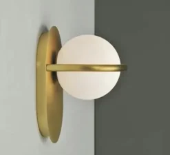 Applique*B.lux Applique murale, C ball W1, , Ø19cm, H27cm - Blux laiton