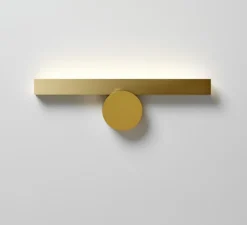 Applique*CVL Applique murale, Calée VH, , LED, 2700K, 900lm, H45cm, P13,2cm - laiton satiné, laiton poli