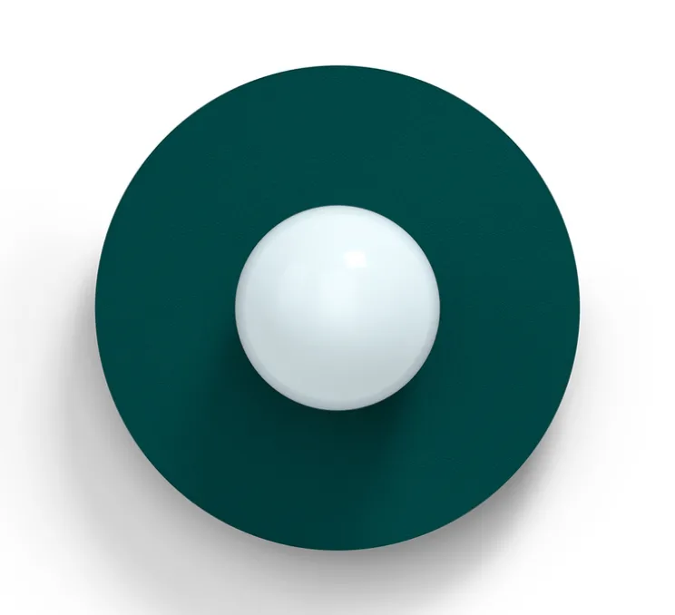 Applique murale, Candy Big circle 360 S, Vert paon, Ø37cm, P20cm - Swedish Ninja