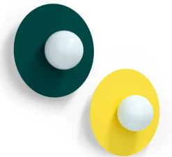 Applique murale, Candy Big circle 360 S, Vert paon, Ø37cm, P20cm - Swedish Ninja