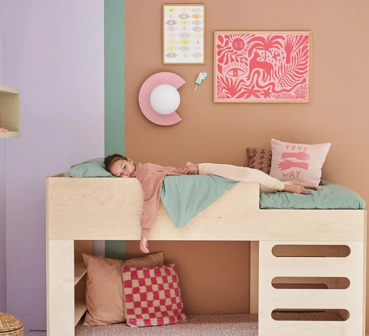 Applique murale, Candy Big Circle 270 S, Bubblegum rose, Ø37cm, H20cm - Swedish Ninja