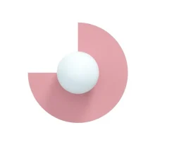 Applique murale, Candy Big Circle 270 S, Bubblegum rose, Ø37cm, H20cm - Swedish Ninja