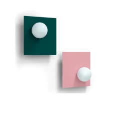 Applique*Swedish Ninja Applique murale, Candy Big square S, , L37cm, H37cm - Vert paon