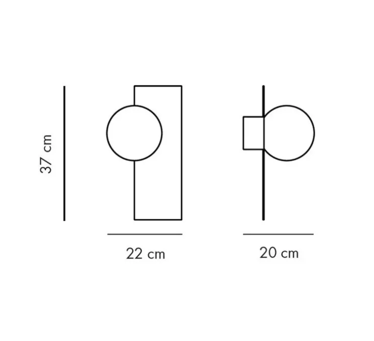 Applique murale, Candy Big rectangle S, Bubblegum rose, L22cm, H37cm - Swedish Ninja