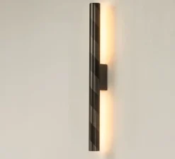 Applique*CVL Applique murale, Candy, , LED, dim, 2700K, 840 lm, L5cm, H67cm - graphite satiné