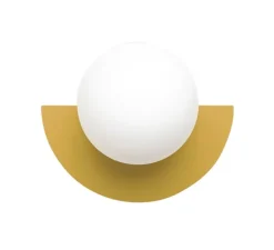 Applique murale, Candy little circle 180 S, ocre, L28cm, H22cm - Swedish Ninja