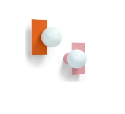 Applique murale, Candy little rectangle S, Bubblegum rose, L22cm, H28cm - Swedish Ninja